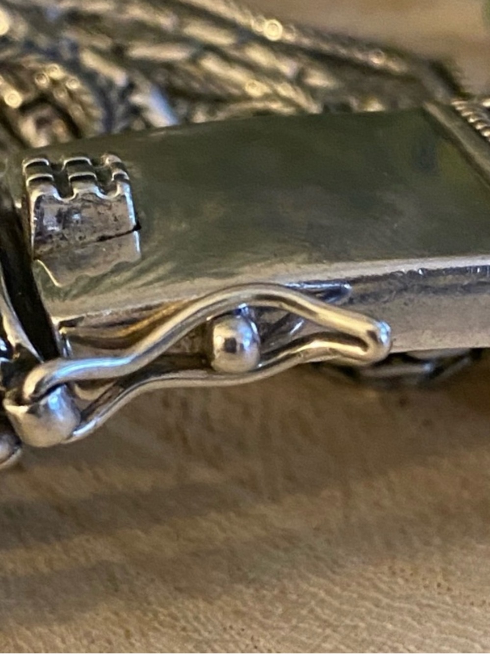 Silpada B1452 Go Gorgeous 6-Strand Sterling Silver Bracelet 64g Retired 925 - Picture 11 of 12